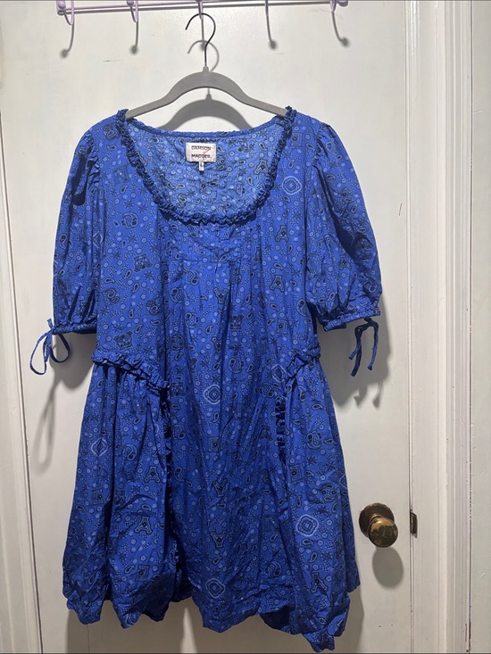 Damson Madder Dresses & Skirts - DAMSON MADDER Meri paisley mini babydoll dress